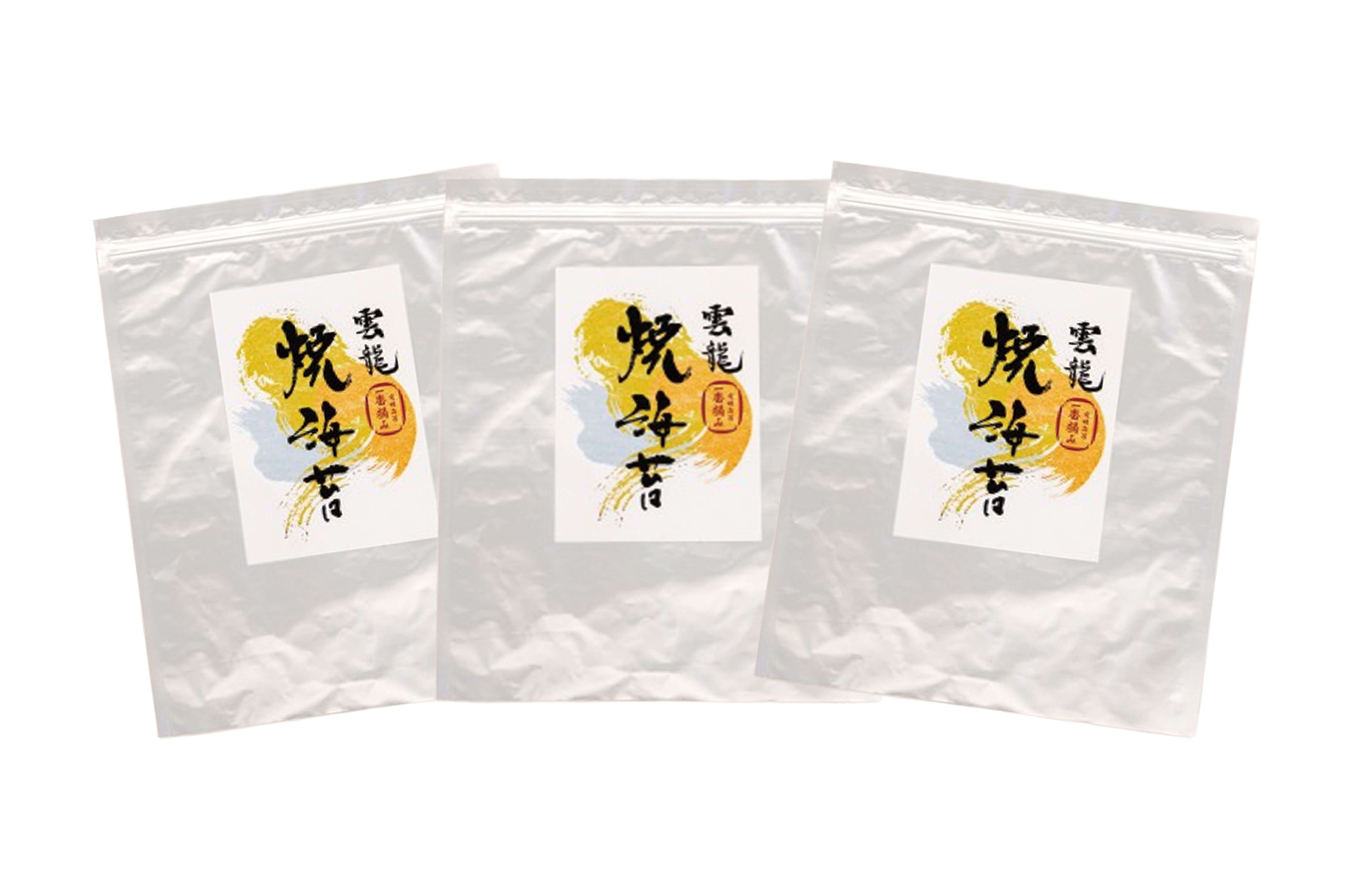 焼海苔 雲龍3帖箱入り