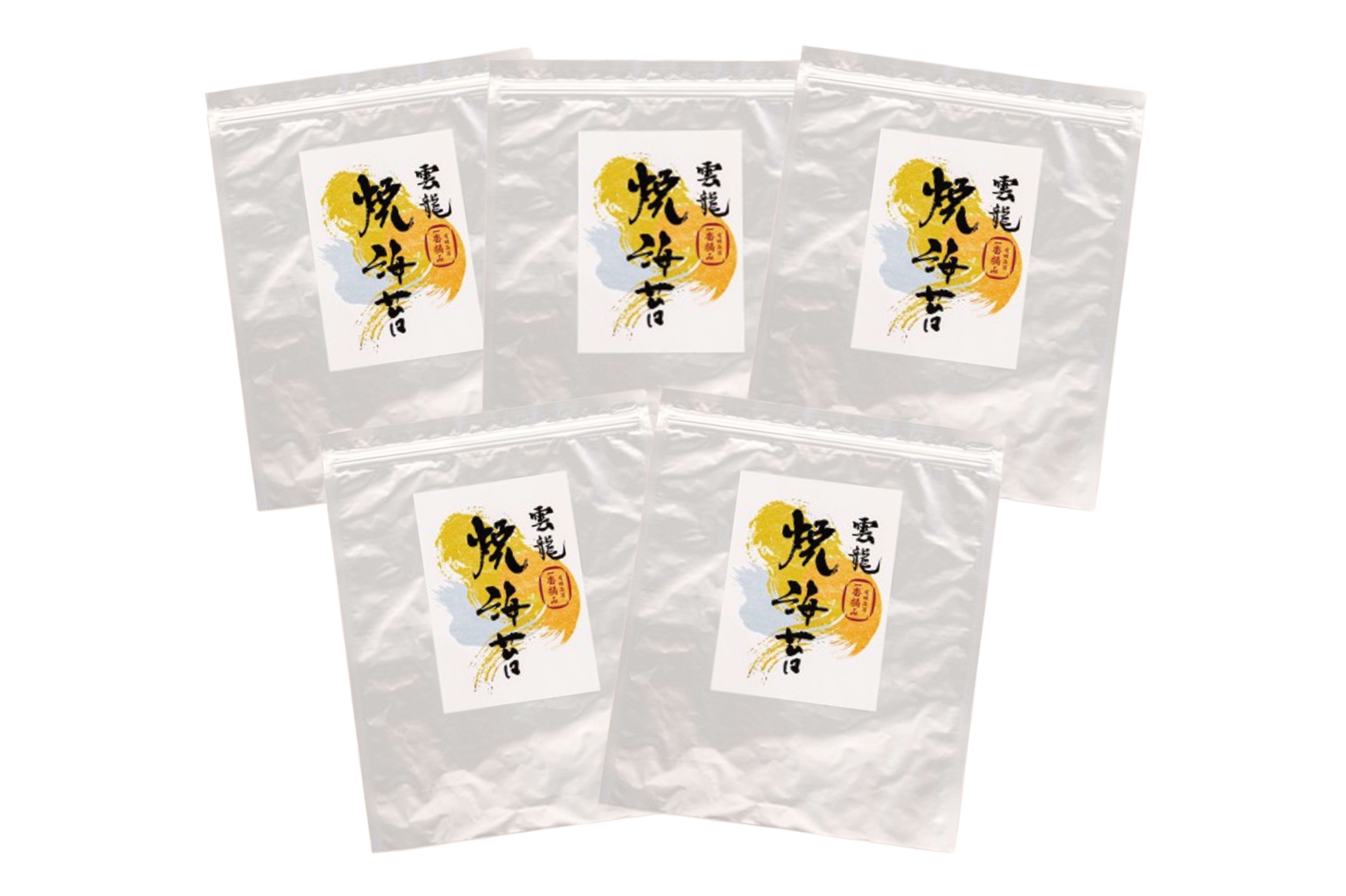 焼海苔 雲龍5帖箱入り